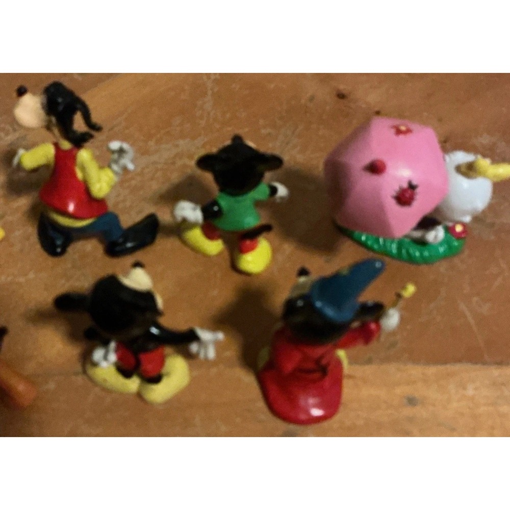 Small Lot Of 9 Disney‎ PVC Figures, Mickey Mouse, Donald Duck, Goofy, Tallest 3" - Picture 11 of 13